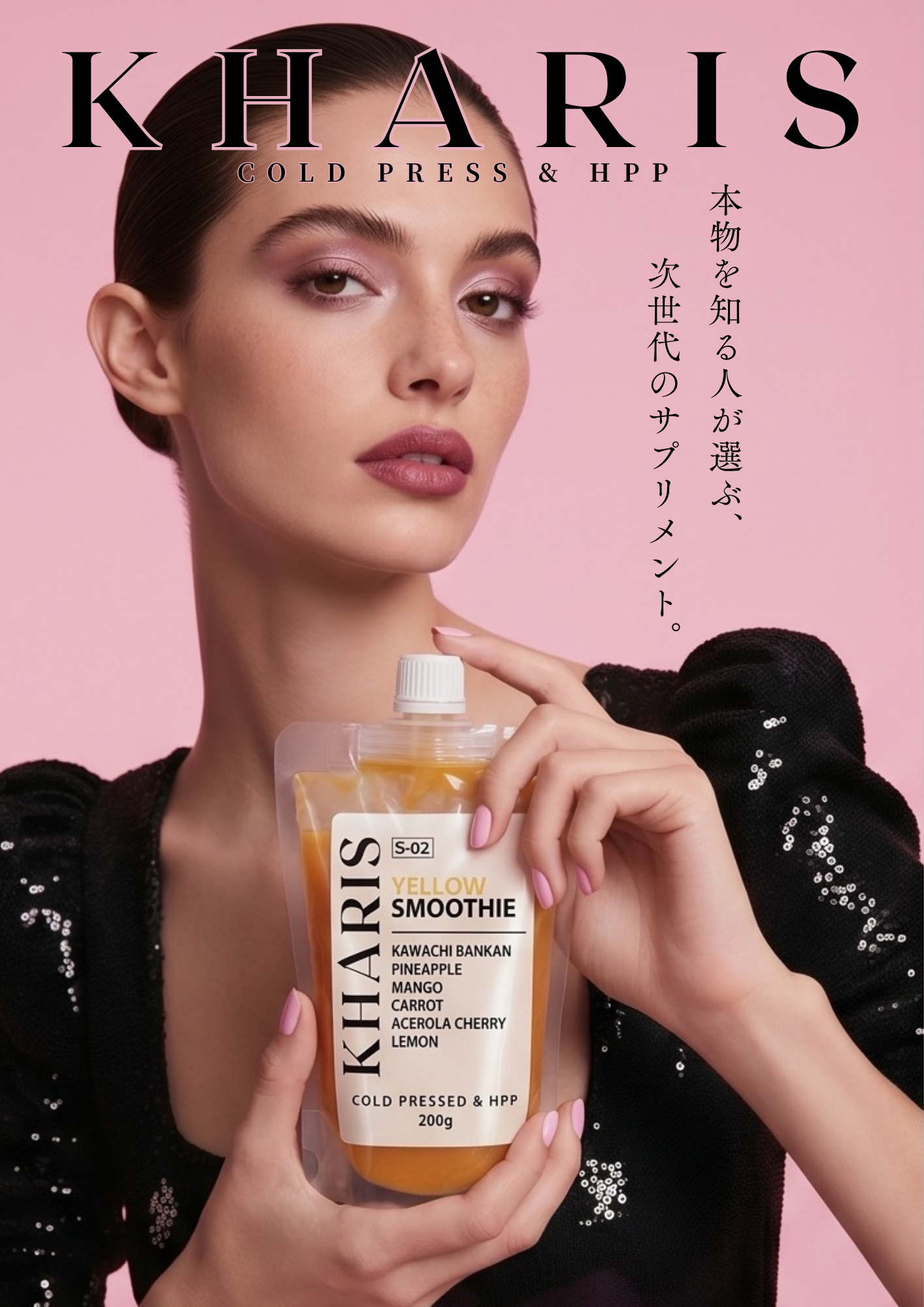 KHARIS S-02 YELLOW SMOOTHIE のポスター